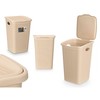 Bucket container Stefanplast Cream Plastic 50 L 36 x 54,5 x 38 cm (6 Units)