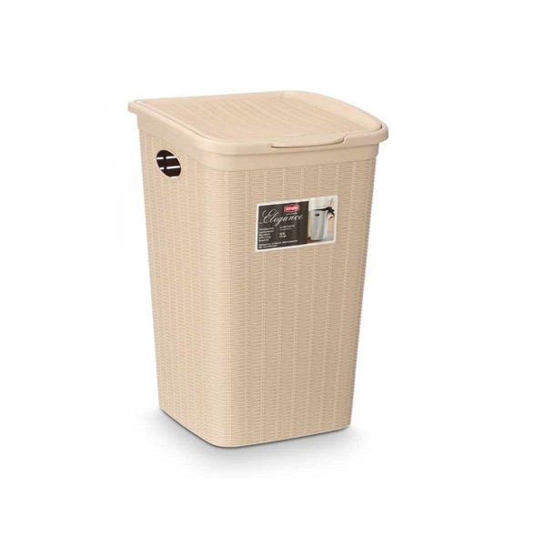 Bucket container Stefanplast Cream Plastic 50 L 36 x 54,5 x 38 cm (6 Units)