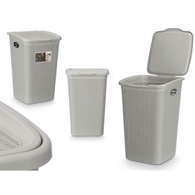 Bucket container Stefanplast Light grey Plastic 50 L 36 x 54,5 x 38 cm (6 Units)