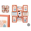 Photo frame Gift Decor Multicolour Metal MDF Wood (6 Units)