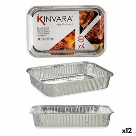 Padėklų rinkinys Kinvara 12 vnt. 4 Dalys