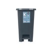 Pedal bin Anthracite Plastic 25 L (6 Units)