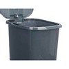 Pedal bin Anthracite Plastic 25 L (6 Units)