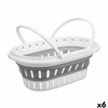 Pyykkikori polypropeeni TPR 58 x 23 x 38 cm Taitettava (6 osaa)