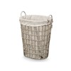 Basket Kipit Grey Polyester Cloth polypropylene Iron Plastic 50 % cotton (6 Units)