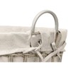 Basket Kipit Grey Polyester Cloth polypropylene Iron Plastic 50 % cotton (6 Units)