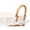 Basket Kipit Natural Polyester Cloth polypropylene Iron Plastic 50 % cotton (6 Units)