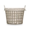 Basket Kipit Grey Polyester Cloth polypropylene Iron Plastic 50 % cotton (6 Units)