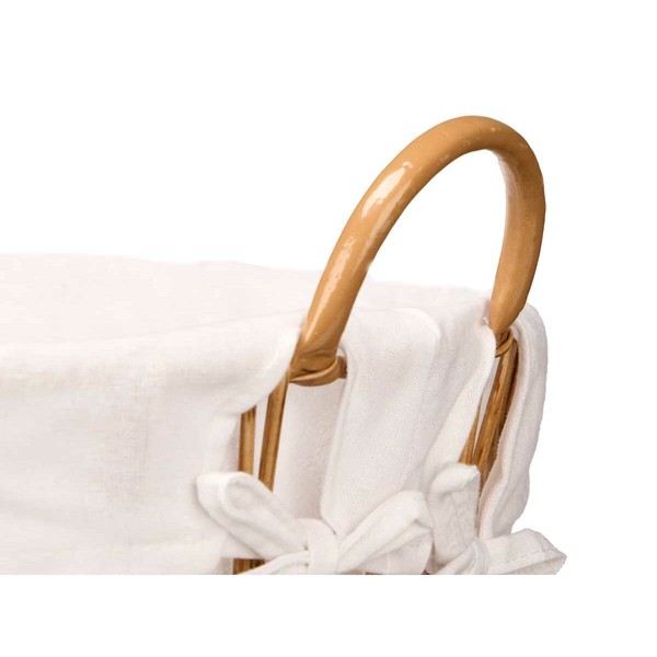 Basket Kipit Natural Polyester Cloth polypropylene Iron Plastic 50 % cotton (6 Units)