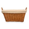 Basket Kipit Natural Polyester wicker Cloth 50 % cotton (6 Units)
