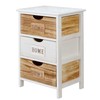 Kumode Gift Decor Home Balts Brūns 40 x 58,5 x 29 cm