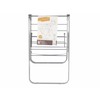 Folding clothes line Grey Metal 136,5 x 59 x 93,5 cm (4 Units)