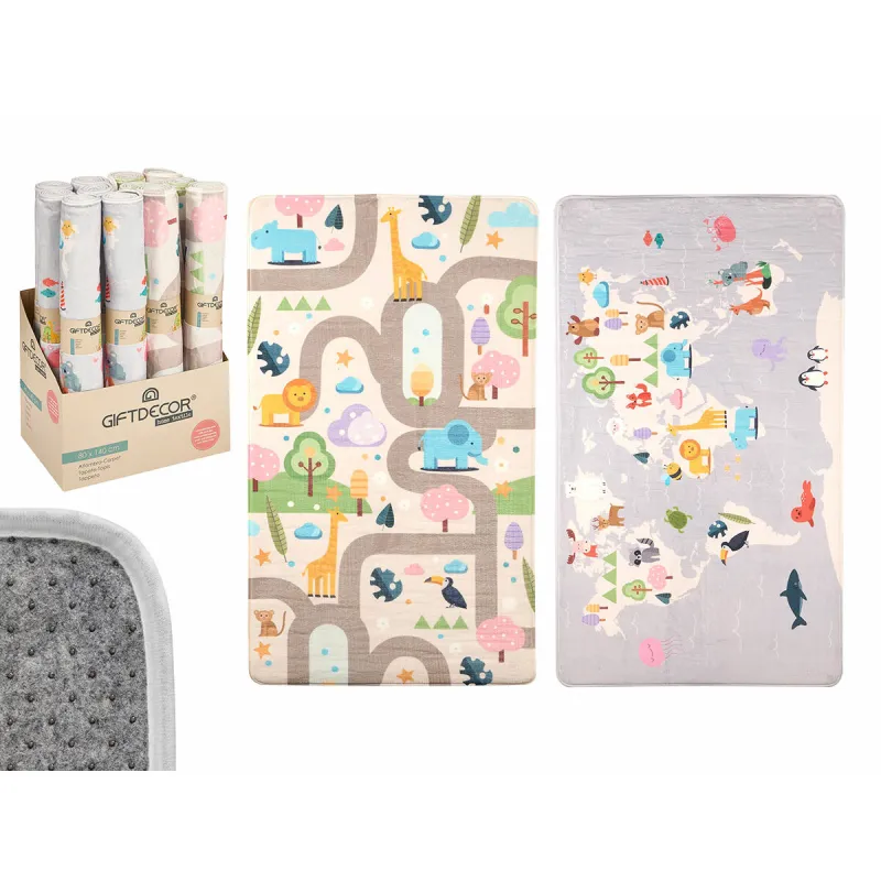 Детский коврик Gift Decor Животные 140 x 0,6 x 80 cm Разноцветный (12 штук)