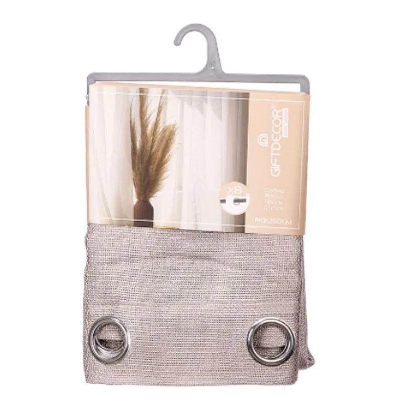 Verho Gift Decor Harmaa 140 x 260 cm (6 osaa)