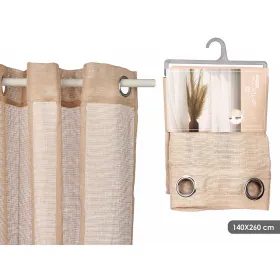 Verho Gift Decor Ruskea 140 x 260 cm (6 osaa)