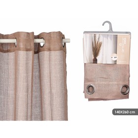 Verho Gift Decor Ruskea 140 x 260 cm (6 osaa)
