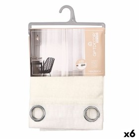 Verho Gift Decor Valkoinen 140 x 260 cm Raidat (6 osaa)