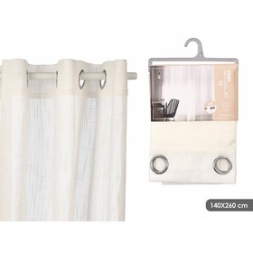 Verho Gift Decor Valkoinen 140 x 260 cm Raidat (6 osaa)