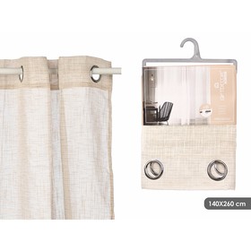 Verho Gift Decor Ruskea 140 x 260 cm Raidat (6 osaa)