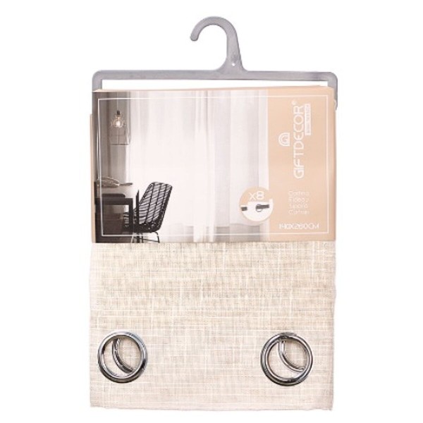 Verho Gift Decor Ruskea 140 x 260 cm Raidat (6 osaa)