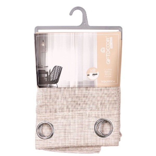 Verho Gift Decor Ruskea 140 x 260 cm Raidat (6 osaa)
