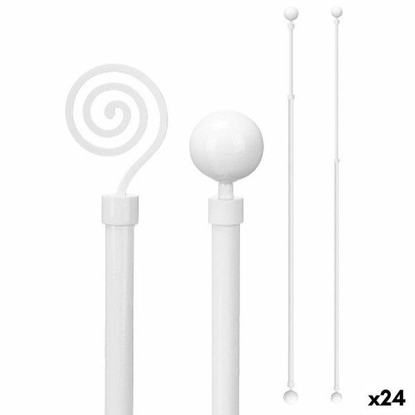 Curtain Bar Gift Decor Extendable 160-320 cm (24 Units)