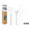 Curtain Bar Gift Decor Extendable 160-320 cm (24 Units)