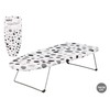 Ironing board Kipit White Black Metal Cloth Points Tablecloth (6 Units)