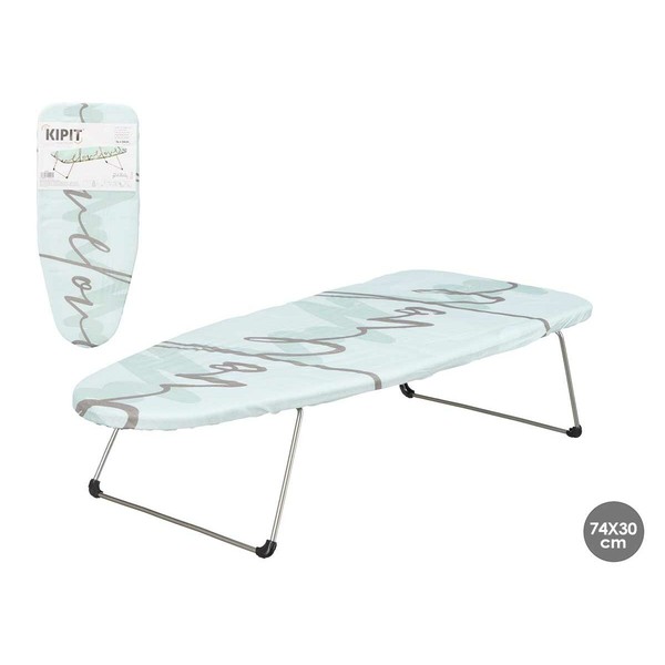 Ironing board Kipit Love Blue Black Cloth Plastic Tablecloth (6 Units)
