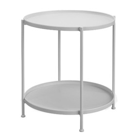 Šoninis staliukas Gift Decor Pilka 47,5 x 47,5 x 53 cm