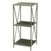 Shelves Gift Decor Green Metal 33 x 33 x 75 cm