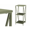 Shelves Gift Decor Green Metal 33 x 33 x 75 cm
