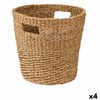 Basket Gift Decor Brown Marine algae (4 Units)