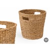 Basket Gift Decor Brown Marine algae (4 Units)