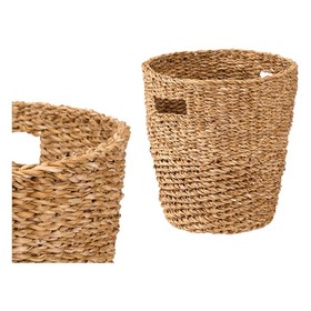 Basket Gift Decor Brown Marine algae (4 Units)