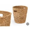 Basket Gift Decor Brown Marine algae (4 Units)