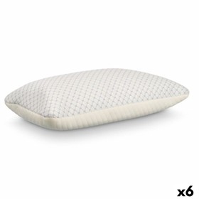 Viscoelastic Pillow Gift Decor White 70 x 15 x 40 cm Refreshing (6 Units)