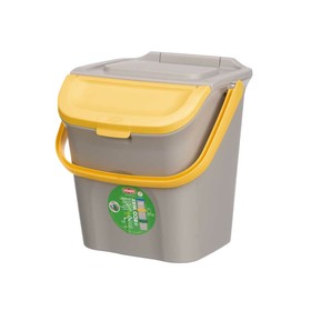Jäteastia Stefanplast ECOWAY Keltainen Harmaa polypropeeni 28 L Pinottava (6 osaa)