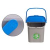 Jäteastia Stefanplast ECOWAY Sininen Harmaa polypropeeni 28 L Pinottava (6 osaa)