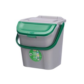 Jäteastia Stefanplast ECOWAY Vihreä Harmaa polypropeeni 28 L Pinottava (6 osaa)