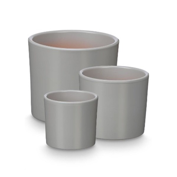 Katlu komplekts Ibergarden Pelēks Māls Ø 14 cm Ø 22 cm Ø 17 cm 3 Daudzums