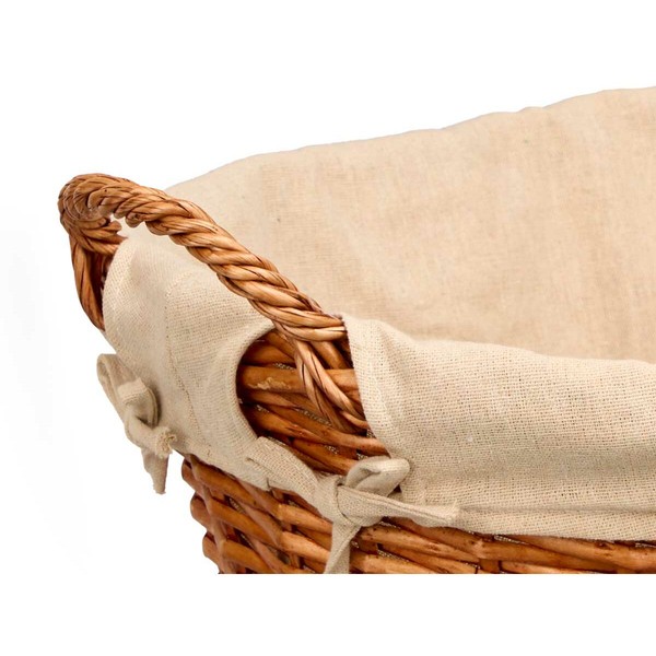 Multi-purpose basket Kipit Natural Polyester Cotton wicker (12 Units)