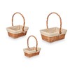 Basket set Kipit Natural Polyester Cotton wicker 3 Pieces (8 Units)