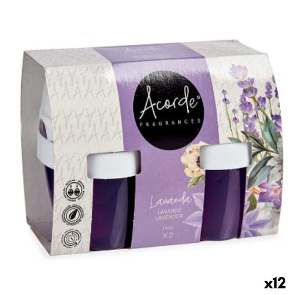 Gaisa atsvaidzinātāja komplekts Acorde Lavanda 2 Daudzums (12 gb.)