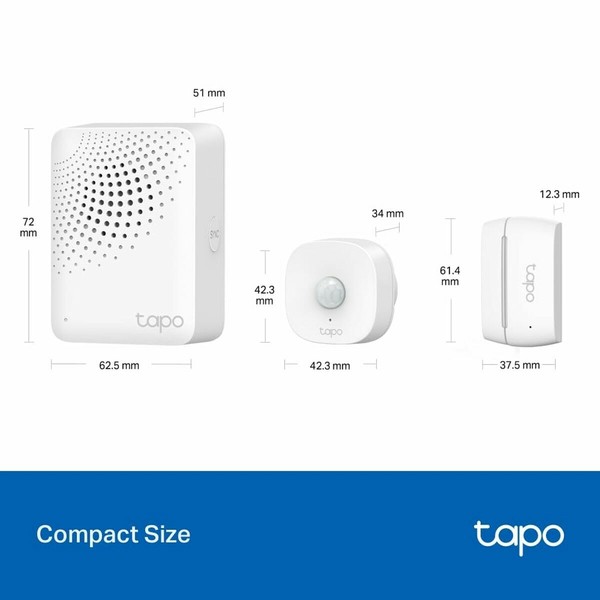 Movement Sensor TP-Link TAPO T30 KIT Wall mounting 4 Pieces