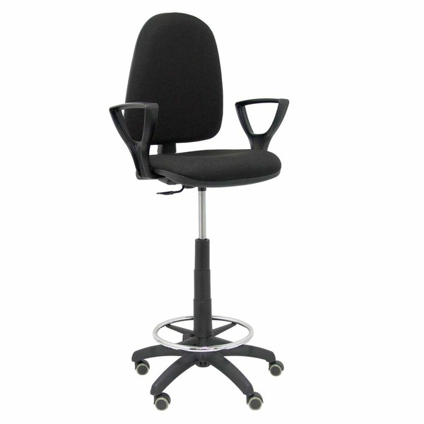Stool Ayna bali Piqueras y Crespo T04CP Black PVC
