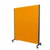 Folding screen Valdeganga Piqueras y Crespo B308RPF Orange With wheels