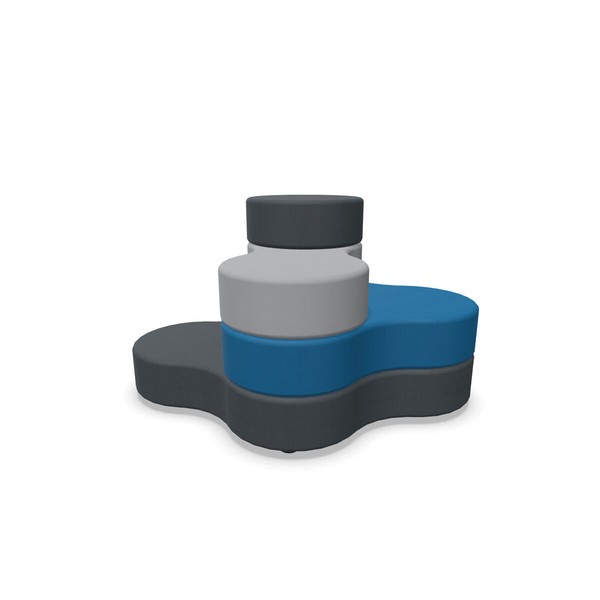 Detachable Pouffe Nowy Styl 2SX3066 Blue