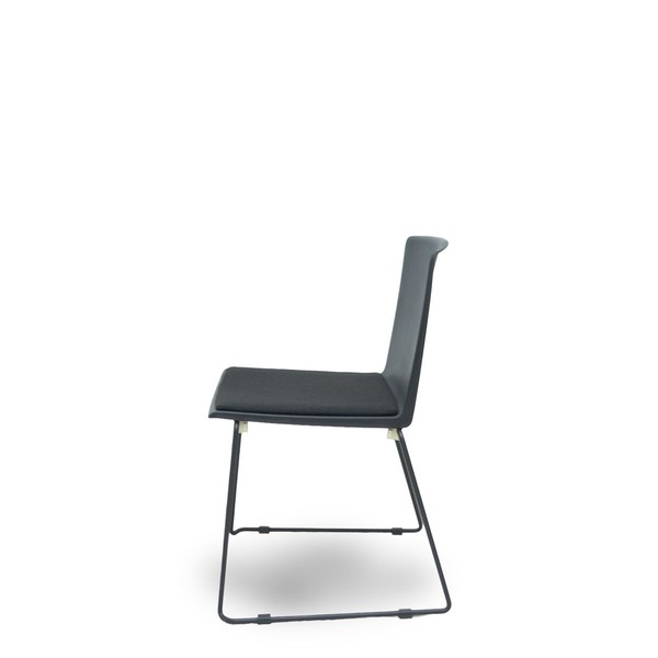 Reception Chair Foröl 5523VN840 Black 5 Units