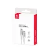 Crong Armor Link - 60W PD 3A USB-C to USB-C Cable 25cm (White)